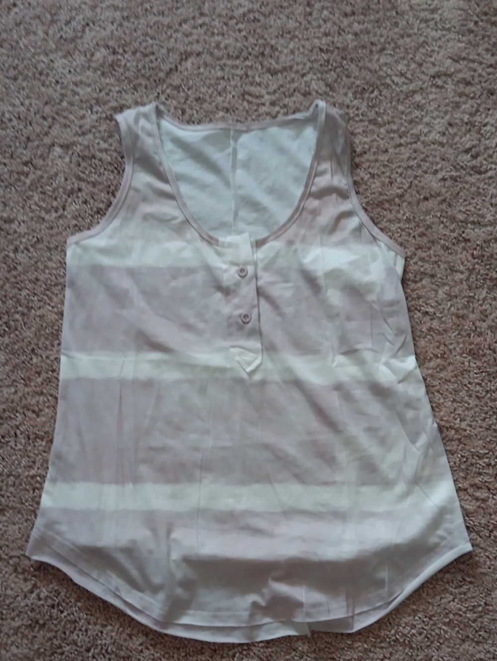 Classic Scoop Neck Sleeveless Tank Top - Light Pink